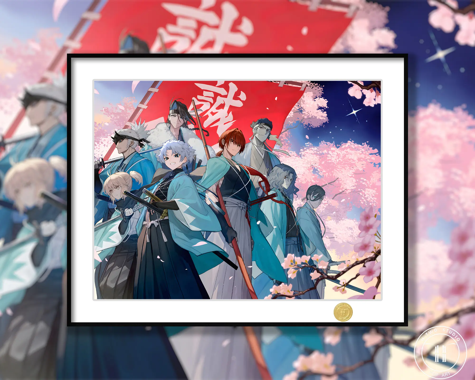 Shinsengumi Decorative Painting - Fate/Grand Order - H-TWO Studio - Image 1