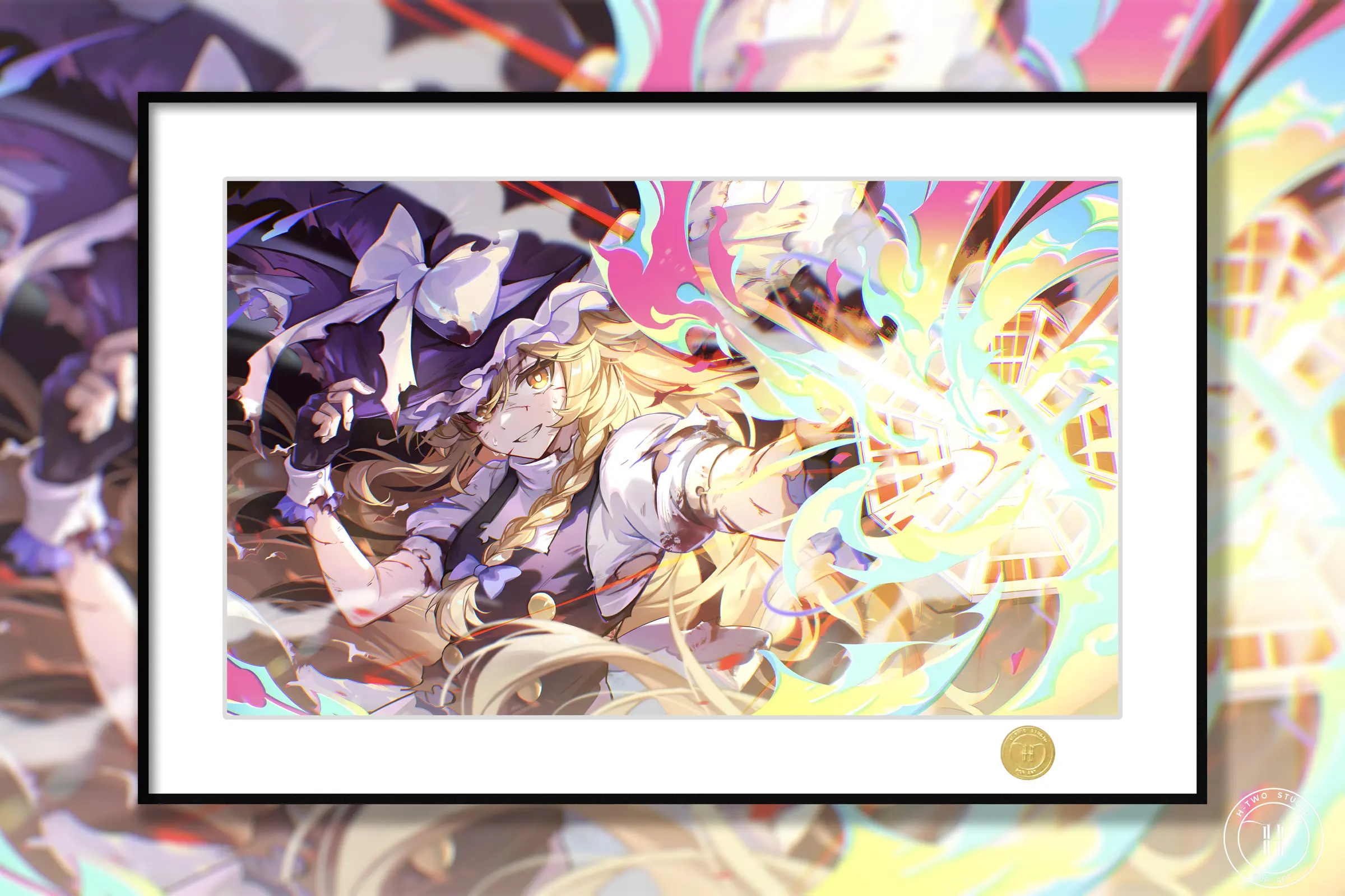 Marisa Kirisame Decorative Painting - Touhou Project - H-TWO Studio - Image 1