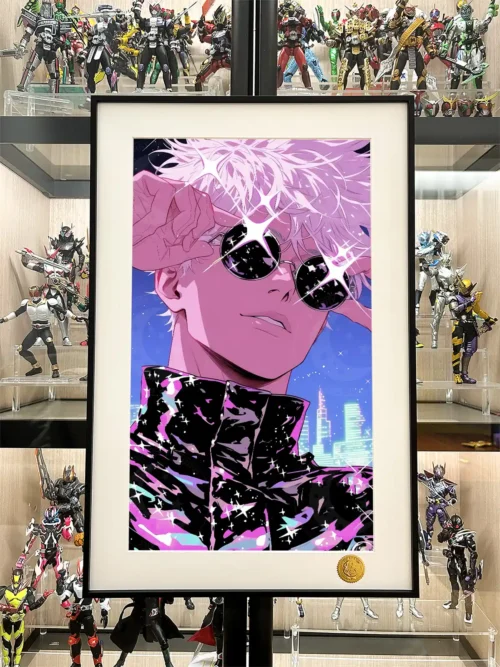 Sparkle Satoru Gojo Decorative Painting - Jujutsu Kaisen - Xingkong Studio - Image 2
