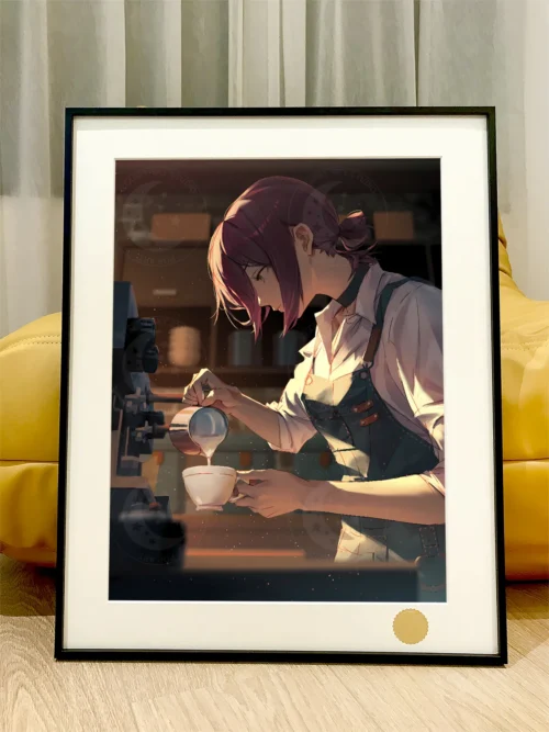 Barista Reze Decorative Painting - Chainsaw Man - Xingkong Studio - Image 1