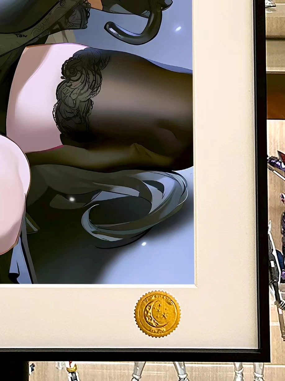 Black Cloth Ver. Tsukatsuki Rio Decorative Painting - Blue Archive - Xingkong Studio - Image 4