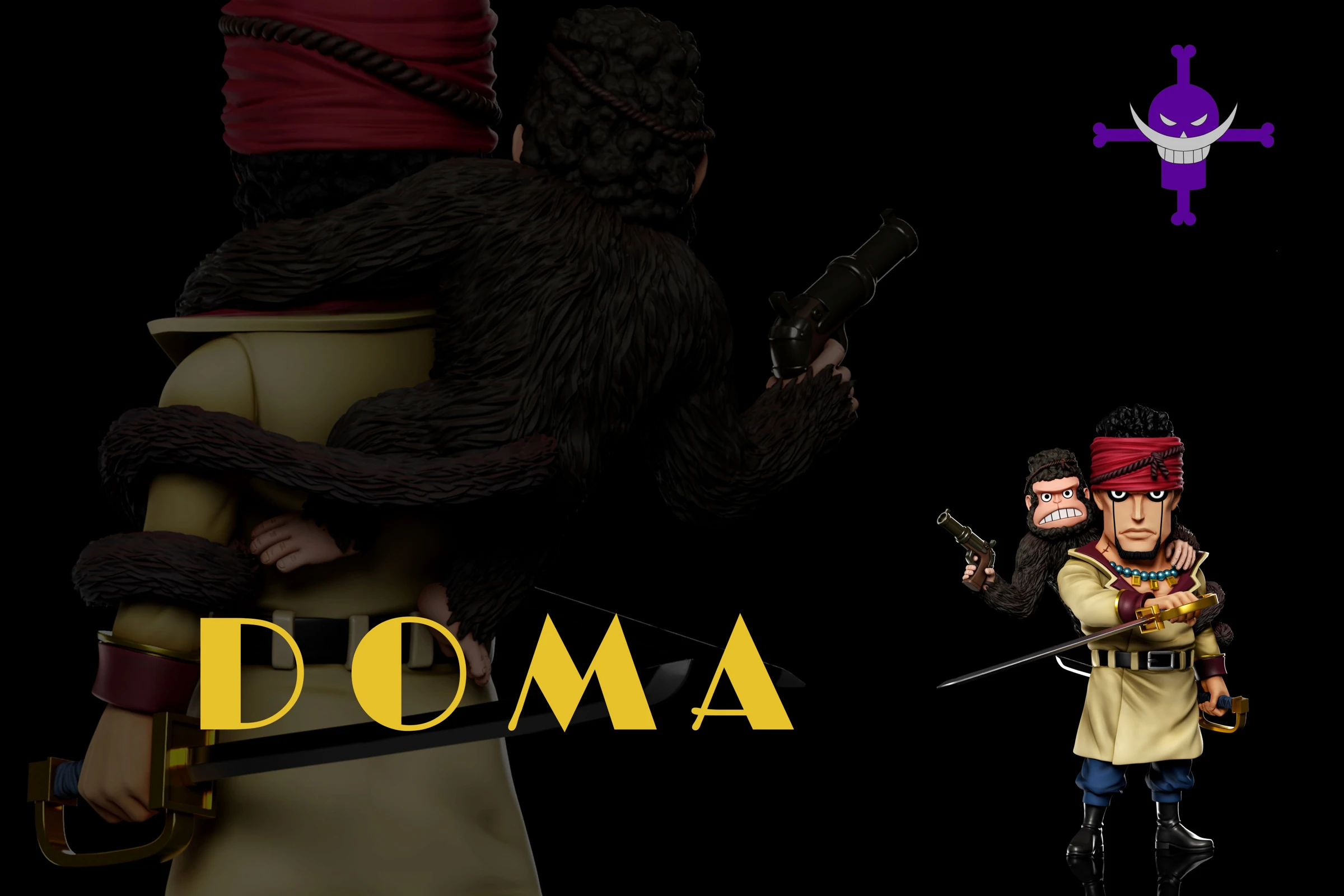 Bohemian Knight Doma - ONE PIECE Resin Statue - A Plus Studios - Image 2