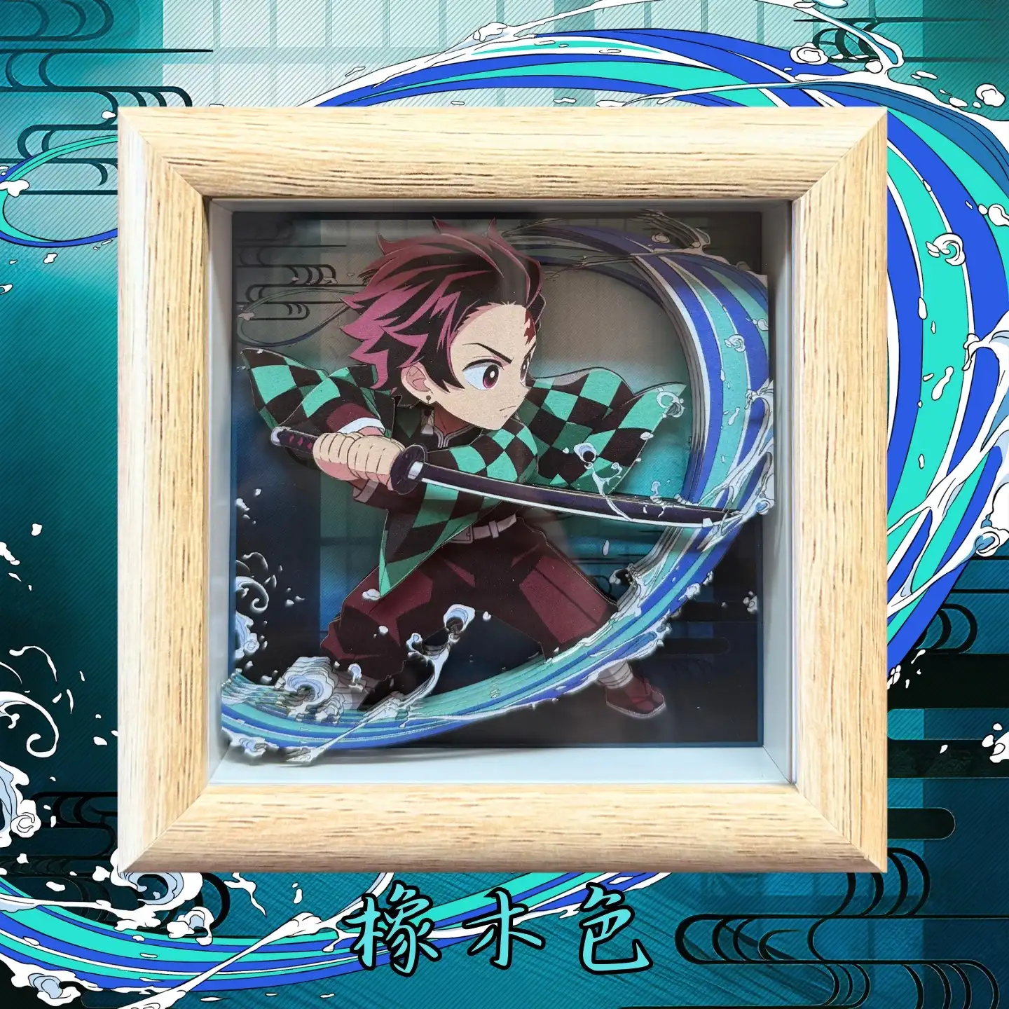 3D Decorative Paint of Tanjiro Kamado - Demon Slayer: Kimetsu No Yaiba Decorative Painting - AoTu Panda Studio - Image 6
