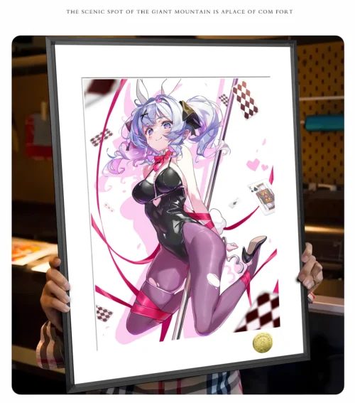 A3 & 4K Size Rabbit Hole Ver. Hatsune Miku 003 Decorative Painting - VOCALOID Decoration Painting - HuangGua Studio - Image 2