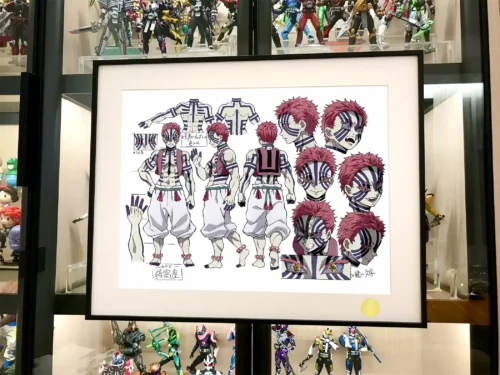 Akaza Design Sheet Decorative Painting - Demon Slayer: Kimetsu No Yaiba - Xingkong Studio - Image 2