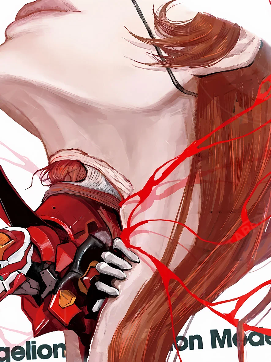 Evangelion Unit-02 Decorative Painting - (EVA) Neon Genesis EVAngelion - Xingkong Studio - Image 3