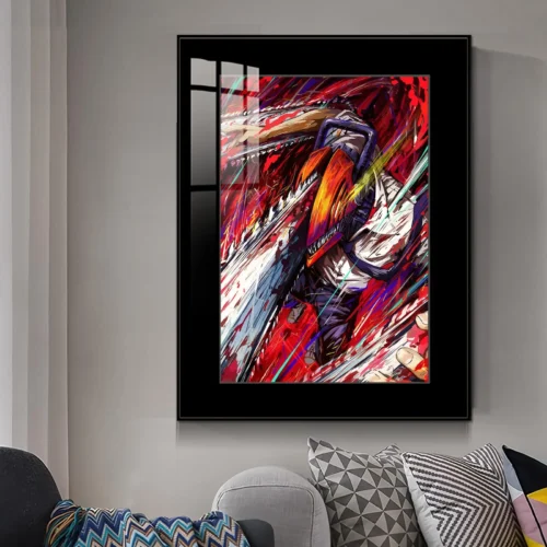 Massacre Decorative Painting - Chainsaw Man Decorative Painting - JuZi Studio - Image 2