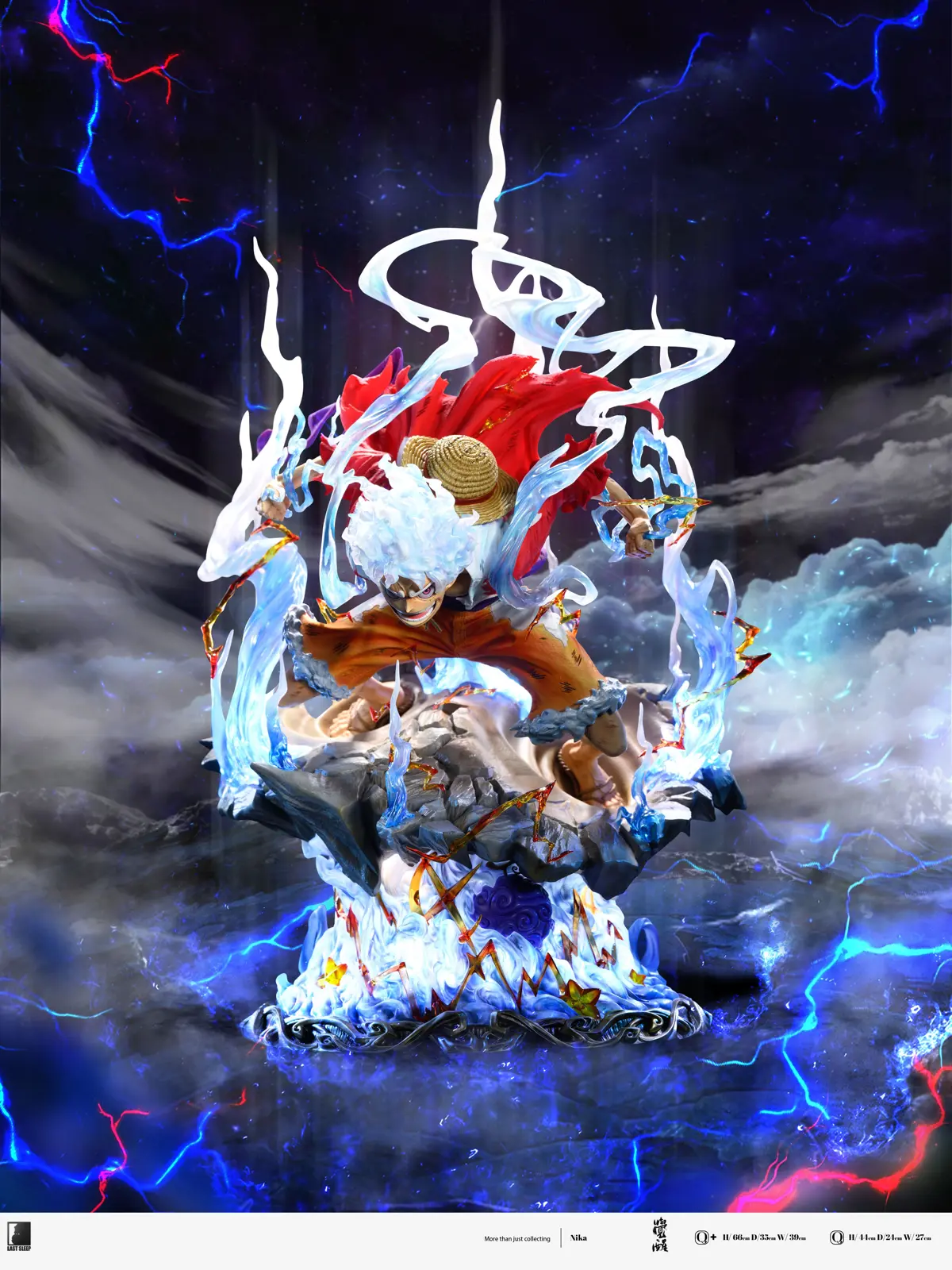 1/6 & 1/4 Scale Awakened Monkey D. Luffy with LED - ONE PIECE Resin Statue - LAST SLEEP Studios - Image 1