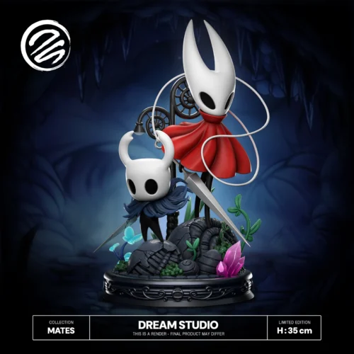 The Knight & Hornet - Hollow Knight Resin Statue - Dream-Studio - Image 1