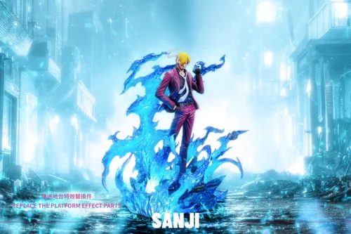 Ifrit Jambe Sanji with LED - ONE PIECE Resin Statue - LX-Studios - Image 2