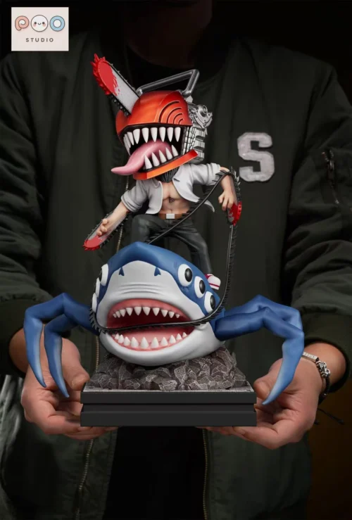 Chibi Ver. Denji - Chainsaw Man Resin Statue - popo Studio - Image 1