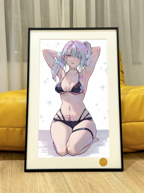 Kneeling Ver. Lucyna Kushinada Decorative Painting - Cyberpunk: Edgerunners - Xingkong Studio - Image 1