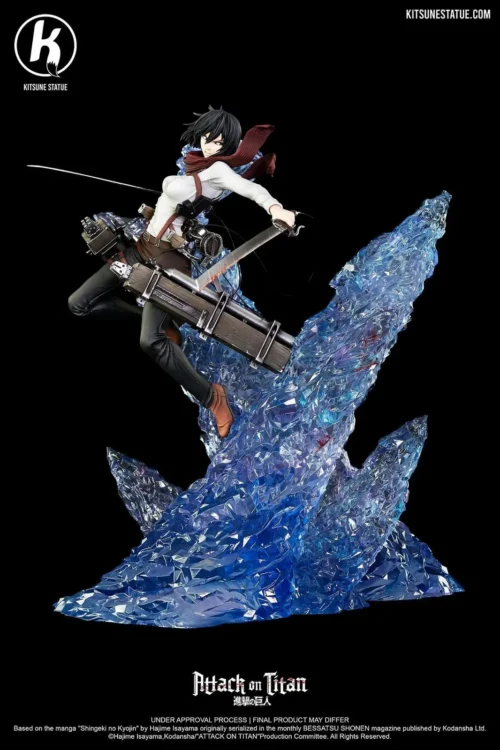 1/6 Scale Licensed Mikasa Ackerman - Attack On Titan Resin Statue - Kitsune Statue