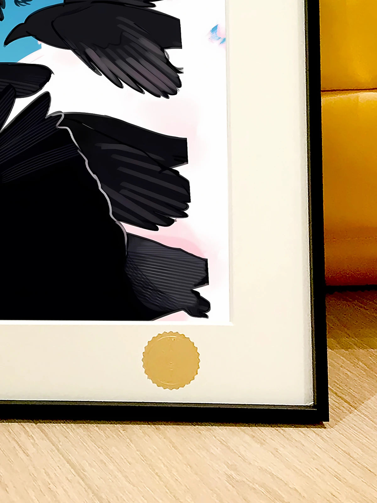 Crow Makima Decorative Painting - Chainsaw Man - Xingkong Studio - Image 5