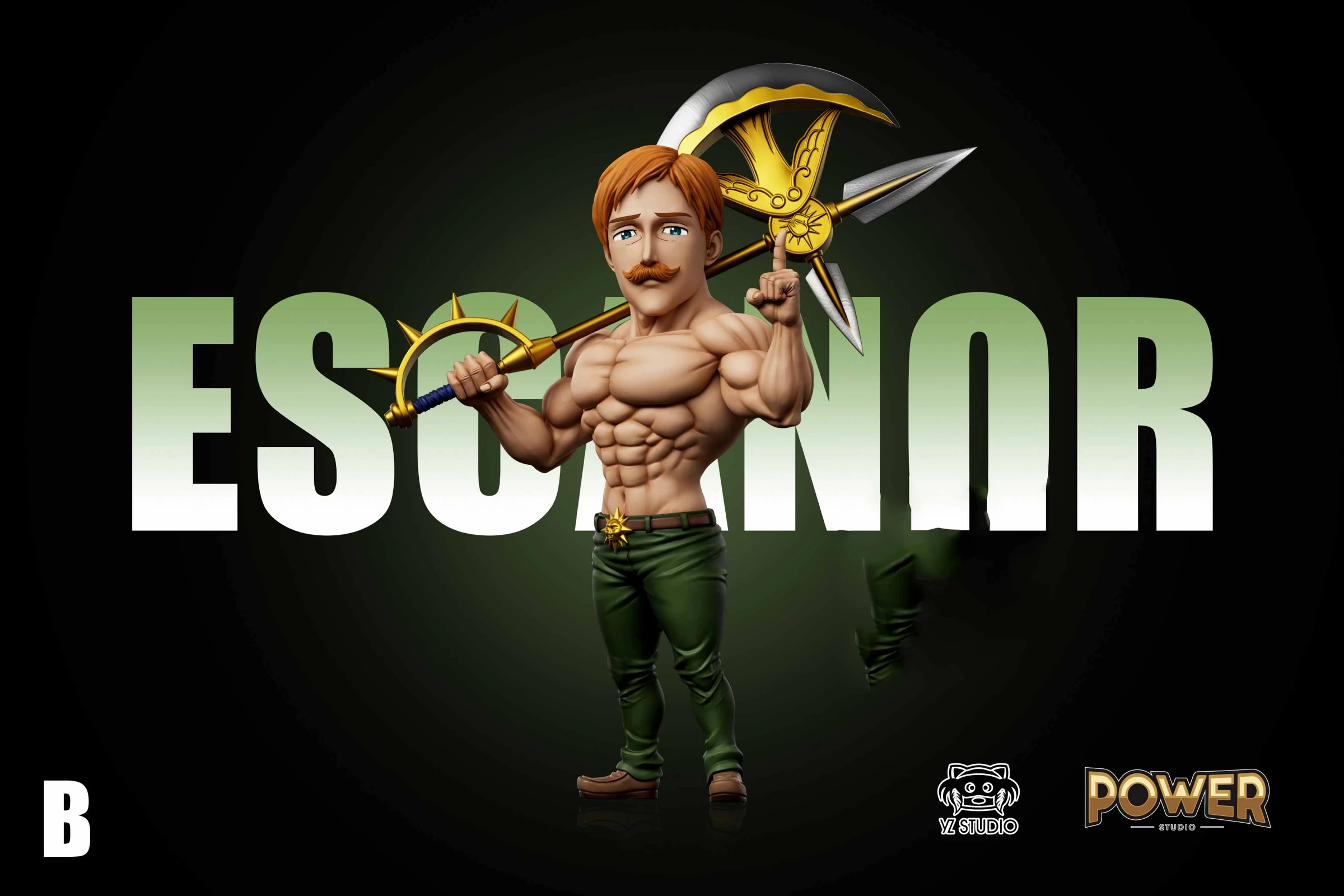 All-Star Series 011 Escanor - Seven Deadly Sins Statue - YZ Studios - Image 2