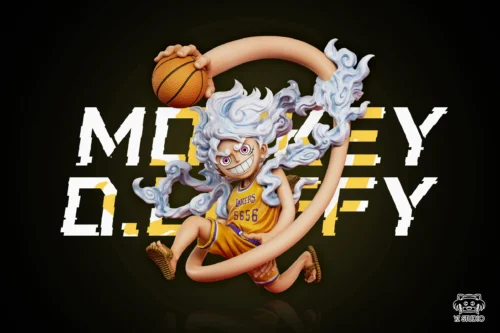 Dream Team Series 001 Lakers Nika Monkey D. Luffy - ONE PIECE Statue - YZ Studios - Image 1
