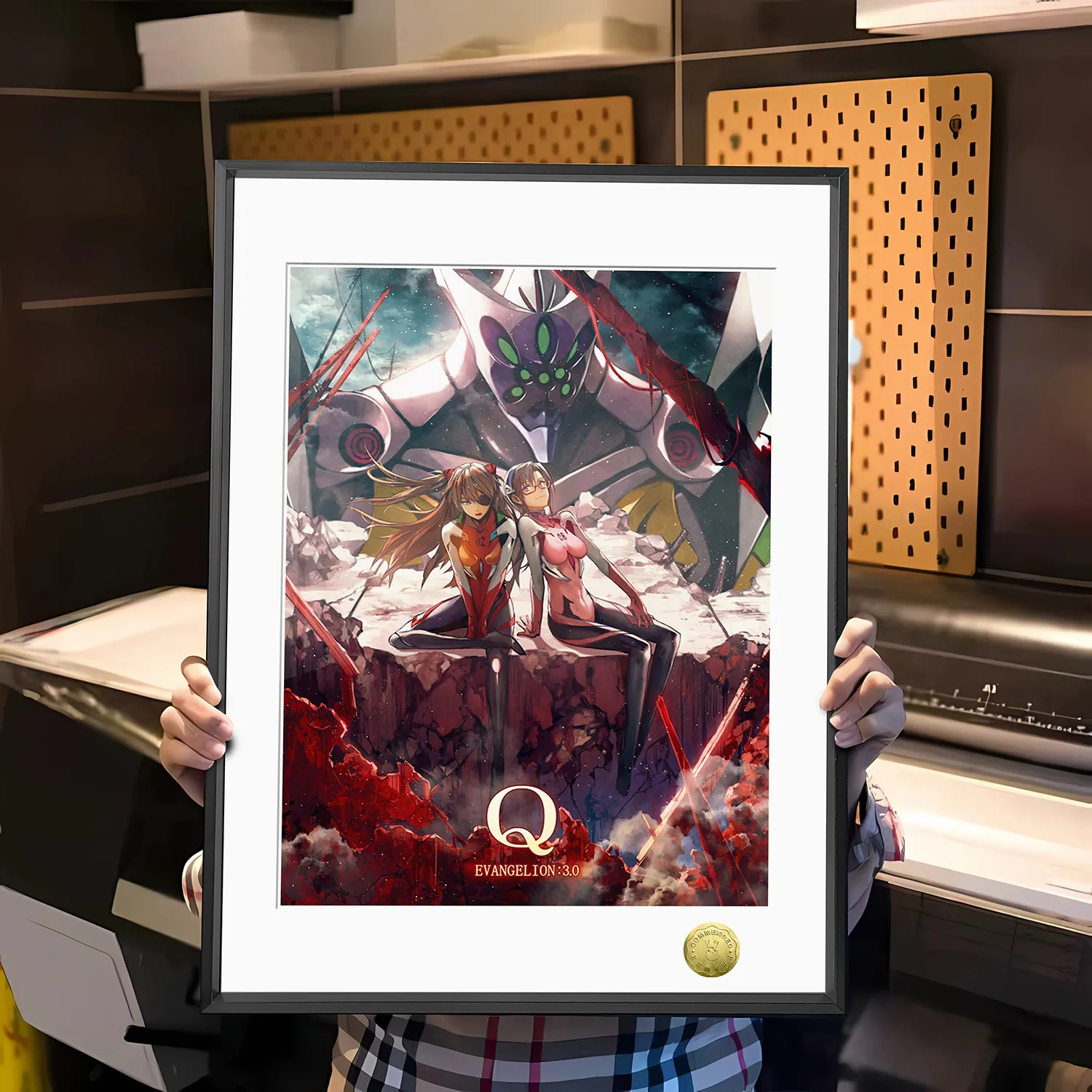 A3 & 4K Size You Can (Not) Redo Decorative Painting - (EVA) Neon Genesis EVAngelion Decoration Painting - HuangGua Studio - Image 1