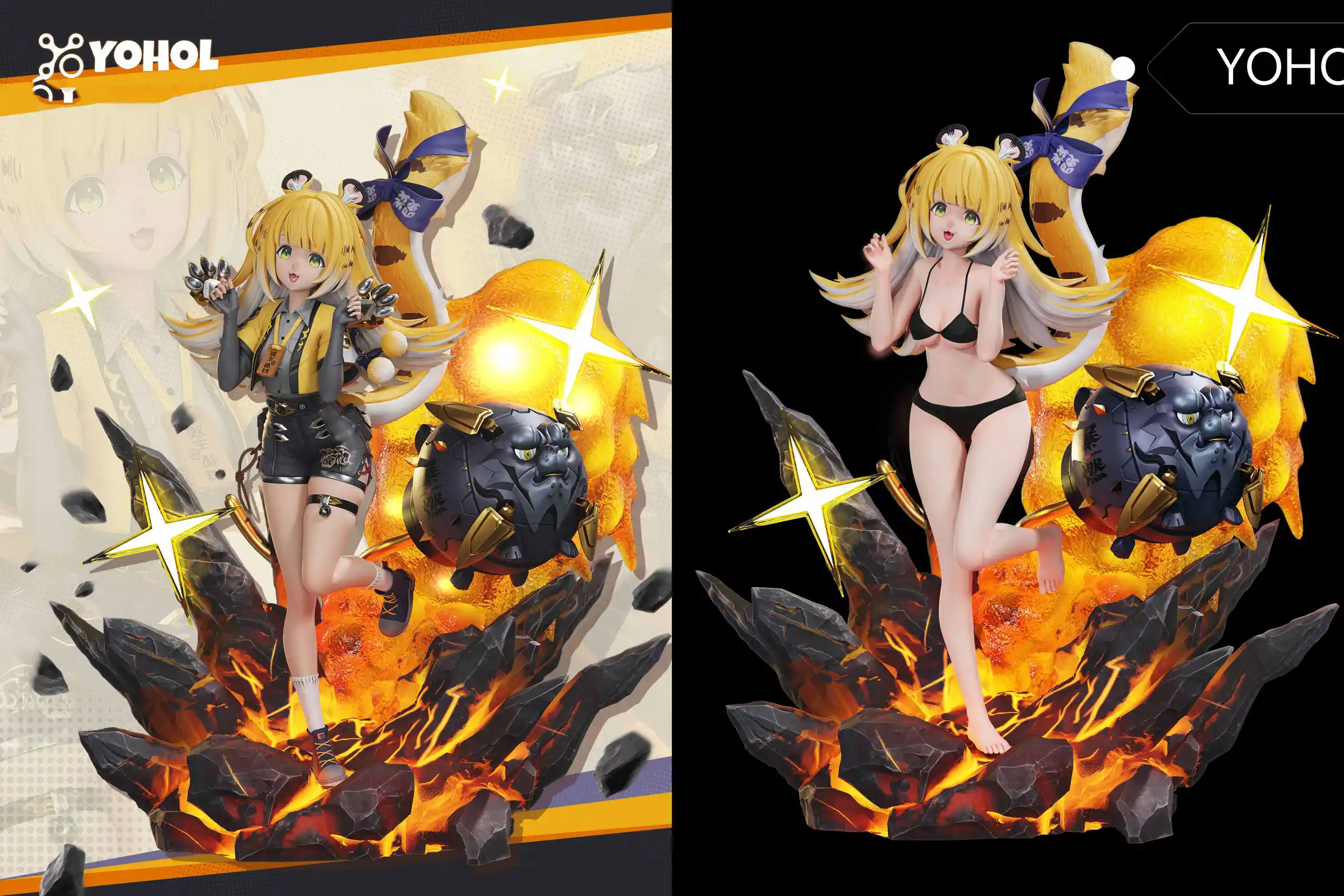 1/6 Scale Ju Fufu with LED - Zenless Zone Zero Resin Statue - YOHOL Studio - Image 1