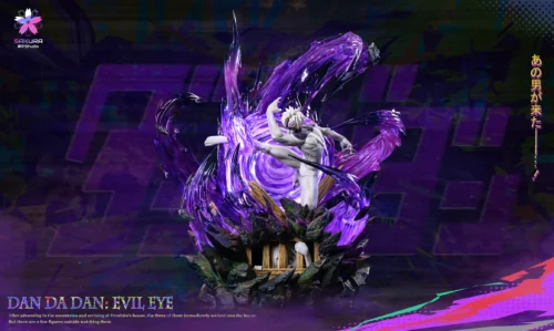 Evil Eye Jiji with LED - Dandadan Resin Statue - YingHua Studio - Image 1