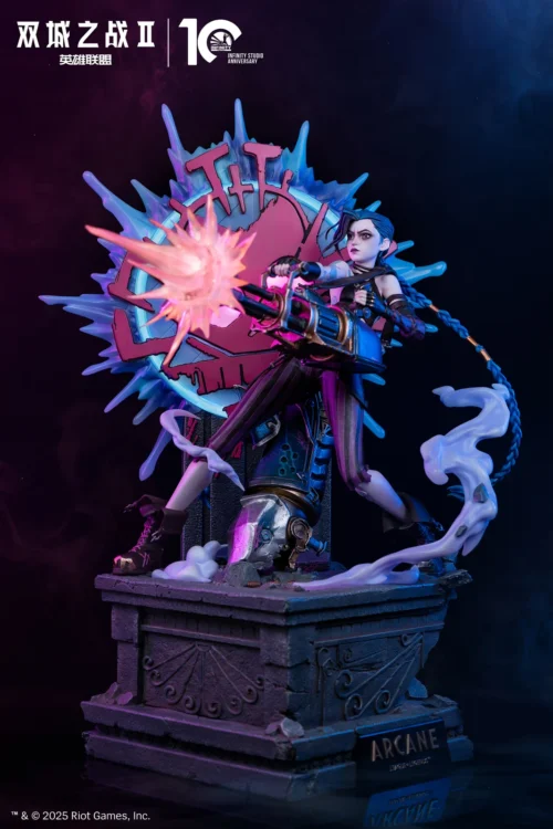 1/4 Scale Jinx with LED - League of Legends (LOL) Official Statue - Infinity Studios - Image 1