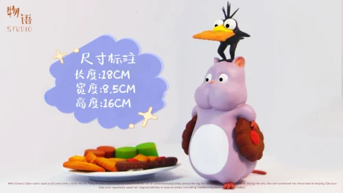 Boh Stealing Biscuit - Spirited Away Resin Statue - WuYu Studio - Image 2