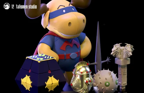 Uncle's Accessories Pack ONLY - Jackie Chan Adventures Resin Statue - ShengZhu Studio - Image 2