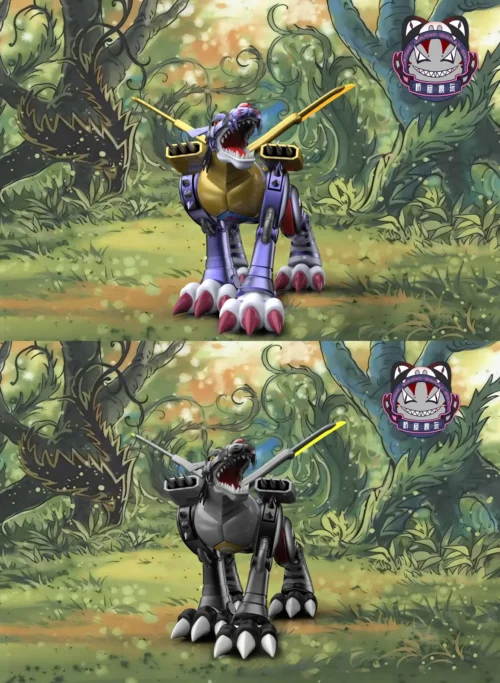 Big & Small Scale MetalGarurumon - Digimon Resin Statue - QiaoWuMoWan Studio - Image 1