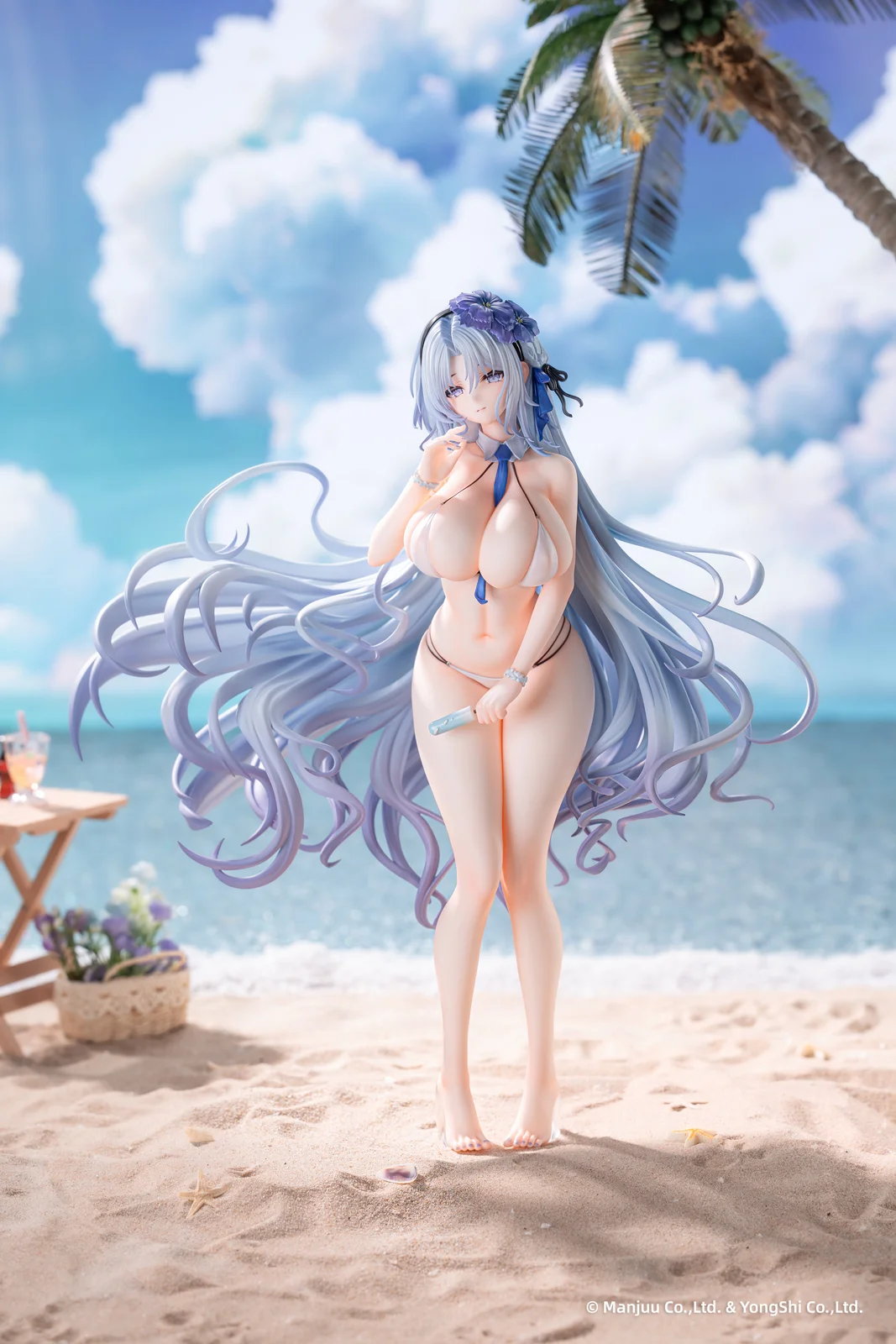 1/6 Scale Heat-Beating Summer Sacrament Ver. FFNF Alsace - Azur Lane Official Statue - AniGame - Image 3