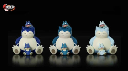 1/20 Scale World Zukan Evolution of Snorlax Set - Pokemon Statue - TiaoTiao Hall Studio - Image 1