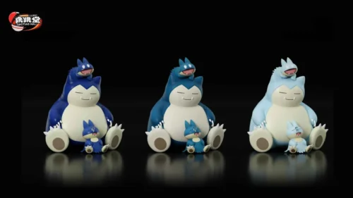 1/20 Scale World Zukan Evolution of Snorlax Set - Pokemon Statue - TiaoTiao Hall Studio - Image 2