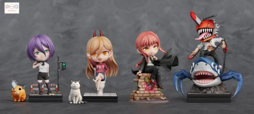 Chibi Ver. Denji - Chainsaw Man Resin Statue - popo Studio - Image 2