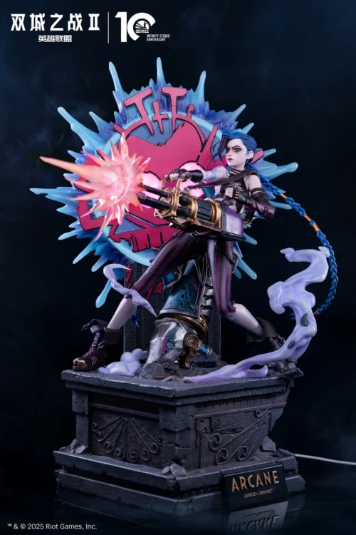 1/4 Scale Jinx with LED - League of Legends (LOL) Official Statue - Infinity Studios - Image 2