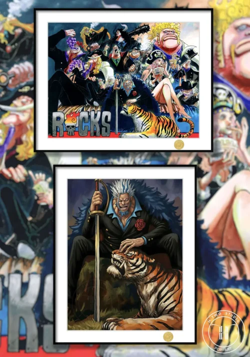 Rocks Pirates Decorative Painting - ONE PIECE - H-TWO Studio - Image 1