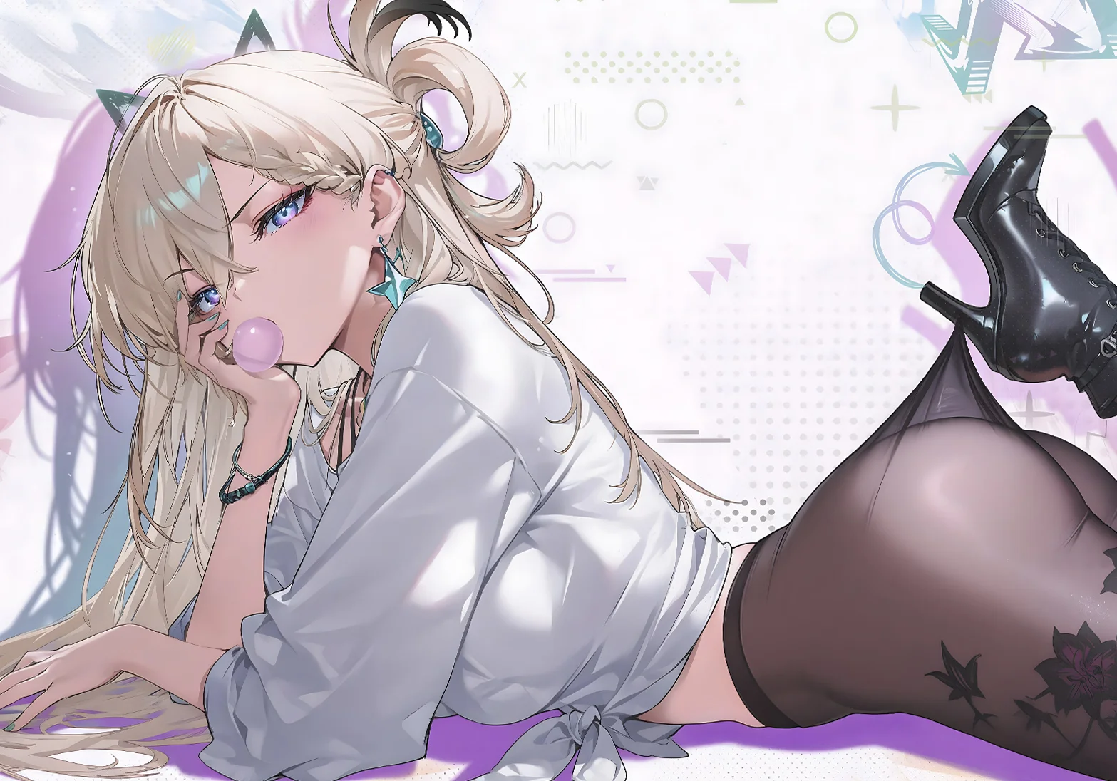 Black Stocking Ver. Lynae Decorative Painting - Wuthering Waves - H-TWO Studio - Image 3