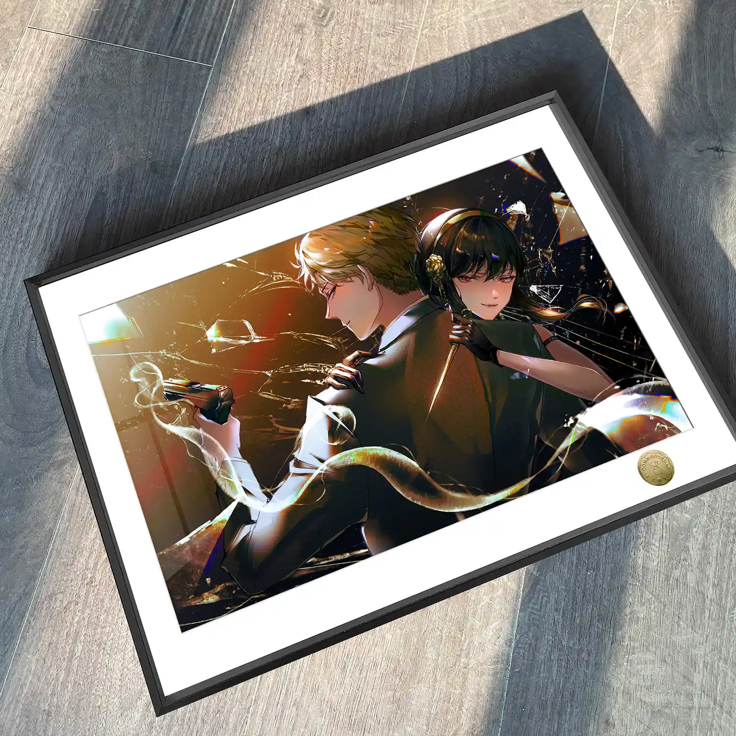 A3 & 4K Size Elegant Couple Decorative Painting - SPY X FAMILY Decoration Painting - HuangGua Studio - Image 2