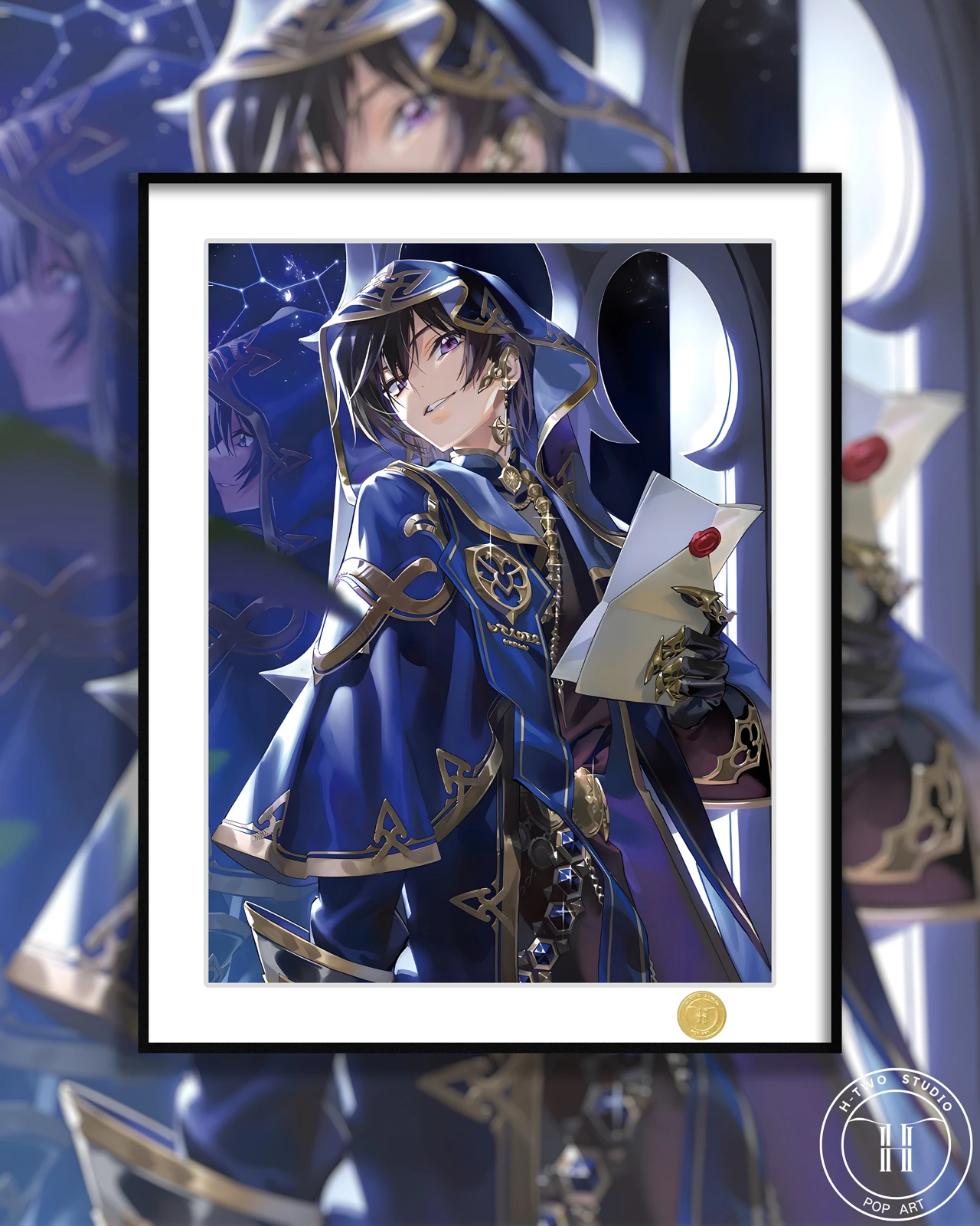 Lelouch vi Britannia Decorative Painting - Code Geass - H-TWO Studio - Image 1