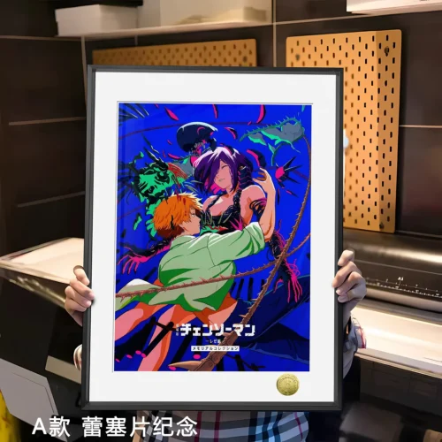 A3 & 4K Size Bomb Girl Arc Memorial Decorative Painting - Chainsaw Man Decoration Painting - HuangGua Studio - Image 2