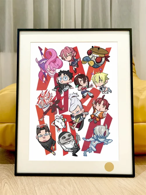 Chibi Ver. Dandadan Decorative Painting - Dandadan - Xingkong Studio - Image 1