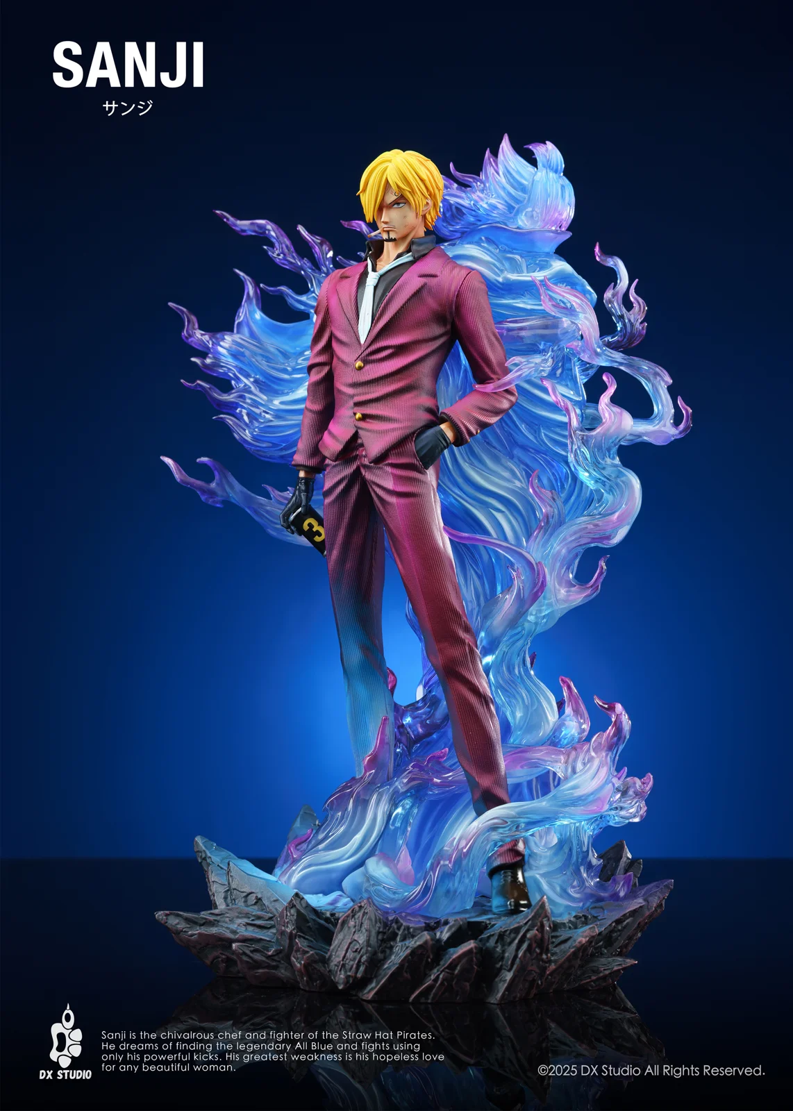 Black Leg Sanji - ONE PIECE Resin Statue - Dx Studio - Image 2