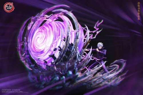 Hollow Technique Purple Satoru Gojo with LED - Jujutsu Kaisen Resin Statue - Fantasy Studios - Image 2