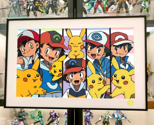 Ash Ketchum & Pikachu Decorative Painting - Pokemon - Xingkong Studio - Image 2