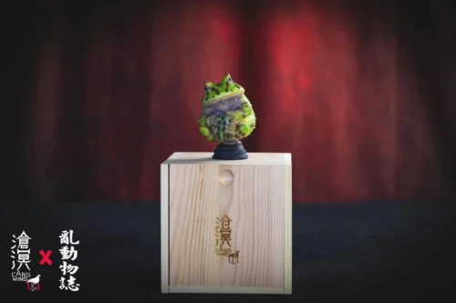 Horned Frogs & Tadpoles - Original Design Statue - Cang Ming Studio - Image 1