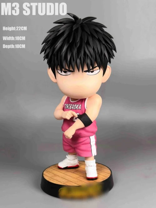 Chibi Ver. Tomigaoka Junior High Kaede Rukawa - SLAM DUNK Resin Statue - M3 Studios - Image 1