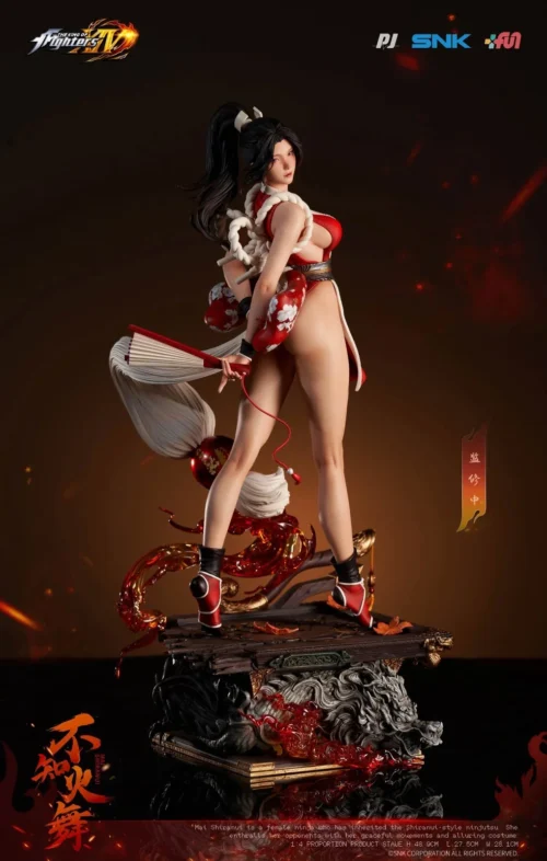 1/4 Scale Licensed Mai Shiranui & Luong - The King of Fighters XIV Resin Statue - PIJI Studio - Image 2