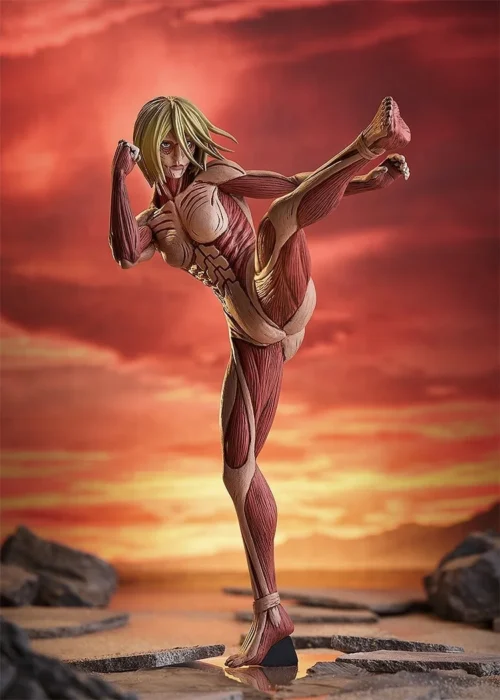 L Size POP UP PARADE Series Female Titan Ver. Annie Leonhart - Attack On Titan Official Statue - Good Smile Company - Image 1