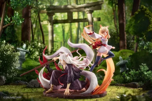 1/7 Scale Tama Youko & Jinka Yamato - Sengoku Youko: Yonaoshi Kyoudai-hen Official Statue - ABC ANIMATION - Image 1