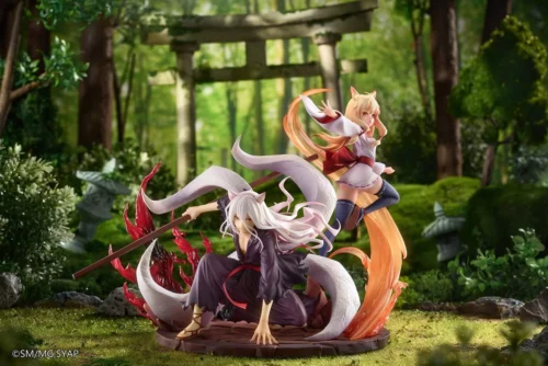 1/7 Scale Tama Youko & Jinka Yamato - Sengoku Youko: Yonaoshi Kyoudai-hen Official Statue - ABC ANIMATION - Image 2