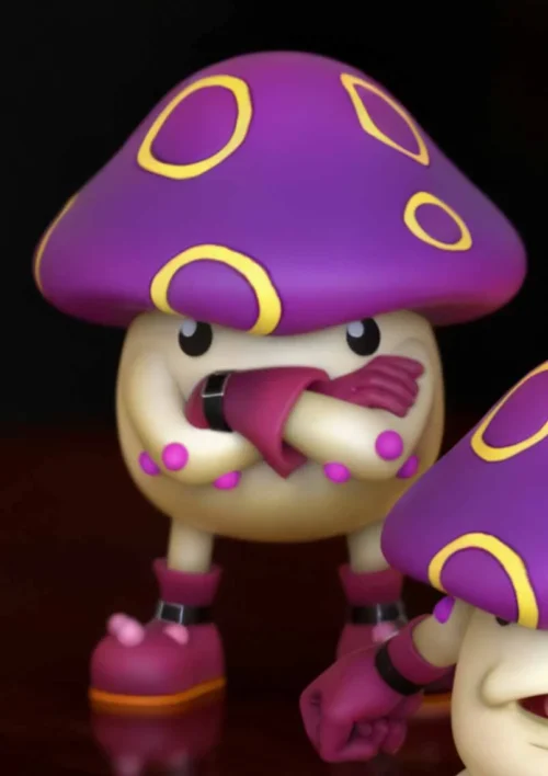 Mushroomon Brothers - Digimon Statue - TaiYangMoWan Studio - Image 2