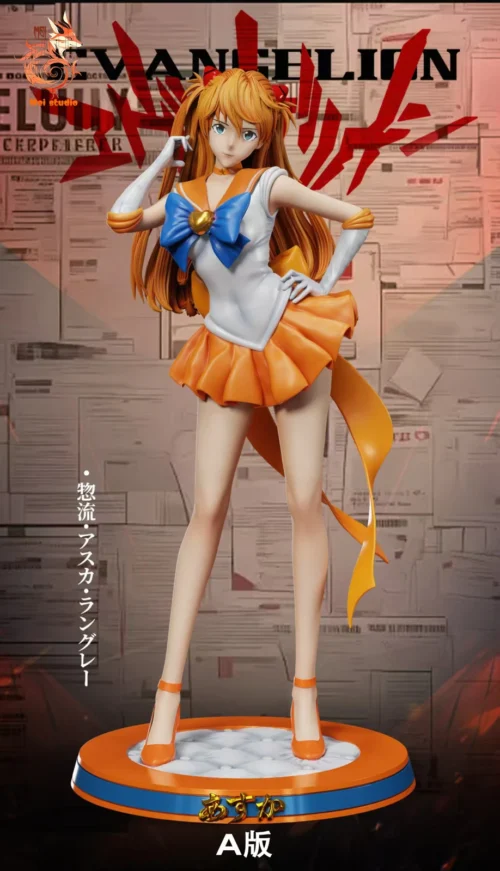 1/6 Scale Sailor Venus Cosplay Asuka Langley Soryu - Sailor Moon (EVA) Neon Genesis EVAngelion Resin Statue - Mei Studio - Image 2