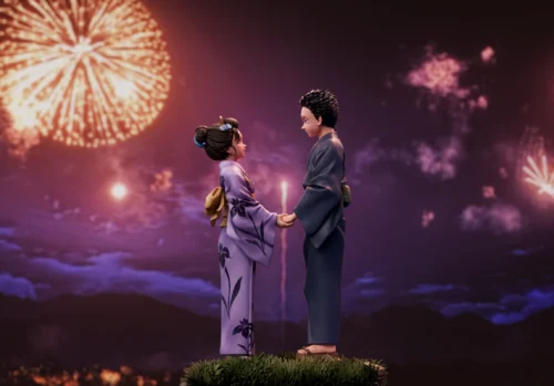 Hakuji Soyama & Koyuki Soyama - Demon Slayer: Kimetsu No Yaiba Resin Statue - WAWA Studio - Image 2